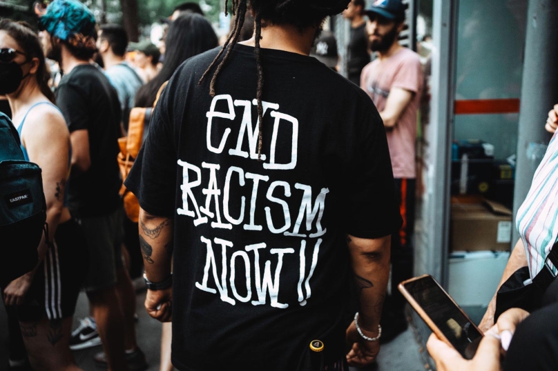 Face au système raciste, #NousRefusonsdObtempérer
Marche en mémoire d'Adama Traoré, à Paris, le 8 juillet 2023.
© Maxime Sirvins