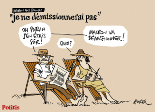 Le dessin d’Aurel : Macron démission et Hollande-Mélenchon