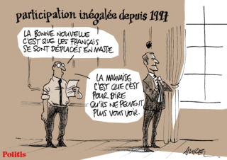 Le dessin d’Aurel : participation record et le grand flou de Macron sur le barrage