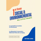 2 et 3 novembre : Forum social et environnemental à Saint-Contest et Louvigny