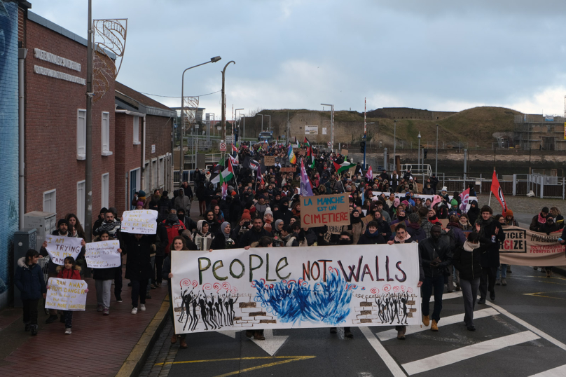 À Calais, une marche contre les « politiques meurtrières » à la frontière